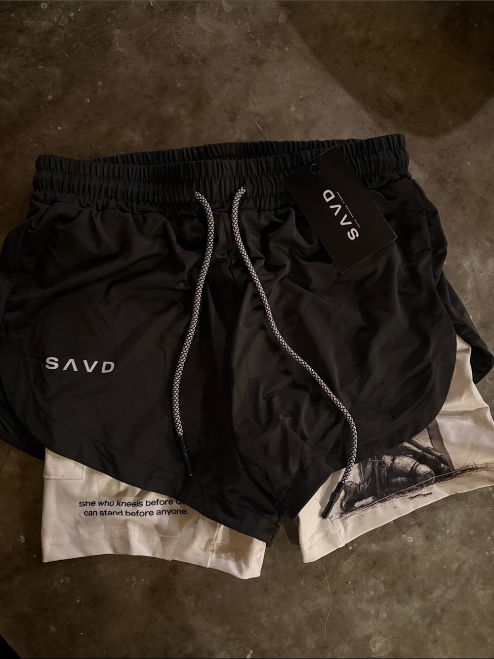 SAVD Women Black Shorts NWT